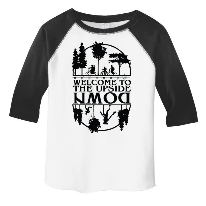 Welcome To The Upside Down Toddler Fine Jersey T-Shirt