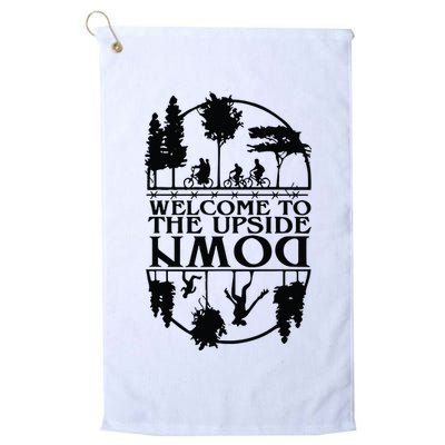 Welcome To The Upside Down Golf Towel