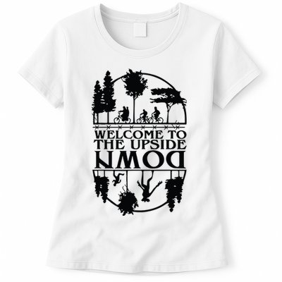 Welcome To The Upside Down Womens T-Shirt