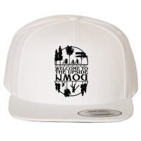 Welcome To The Upside Down Wool Snapback Cap