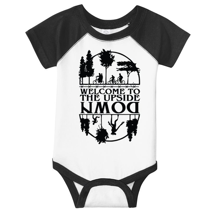 Welcome To The Upside Down Infant Baby Jersey Bodysuit