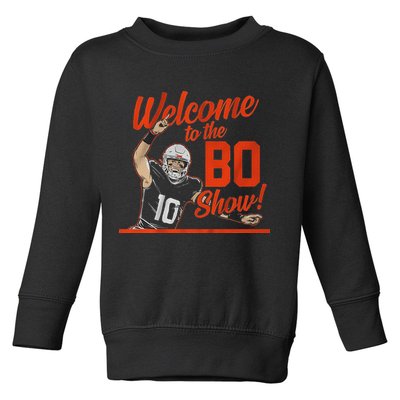 Welcome To The Bo Show Nix Toddler Sweatshirt