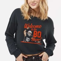 Welcome To The Bo Show Nix Cropped Pullover Crew