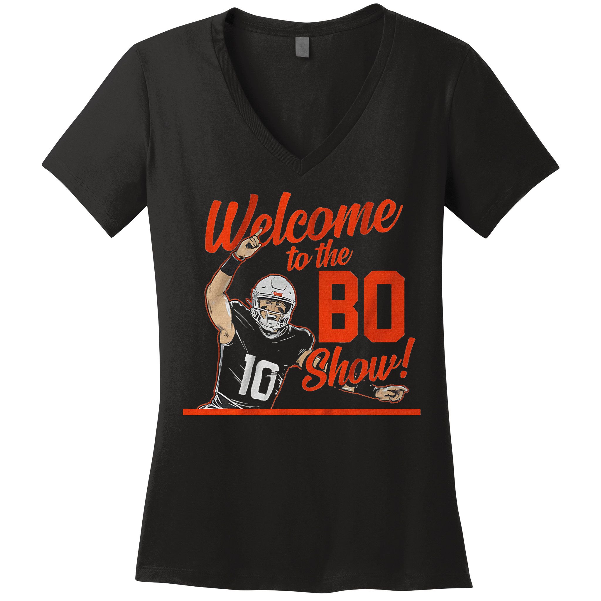 Welcome To The Bo Show Nix Women's V-Neck T-Shirt