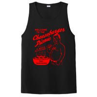 Welcome To The Cheeseburger Picnic A ManS Gotta Eat Trailer Park PosiCharge Competitor Tank