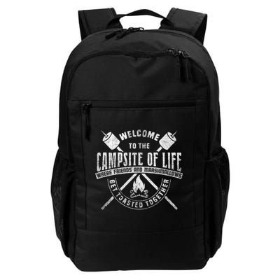 Welcome To The Campsite Of Life Camper Gift Meaningful Gift Backpack