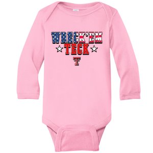 Wreckem T.E.X.A.S Tech Baby Long Sleeve Bodysuit