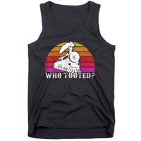 Who Tooted Train Themed Train Collectors Tank Top