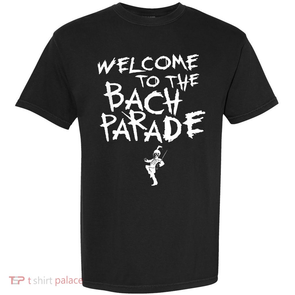 Welcome To The Bach Parade Bride Squad Gothic Bachelorette Garment-Dyed Heavyweight T-Shirt