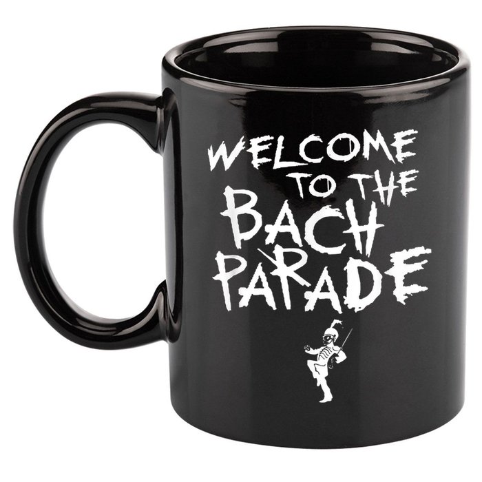 Welcome To The Bach Parade Bride Squad Gothic Bachelorette 11oz C Handle Ceramic Mug
