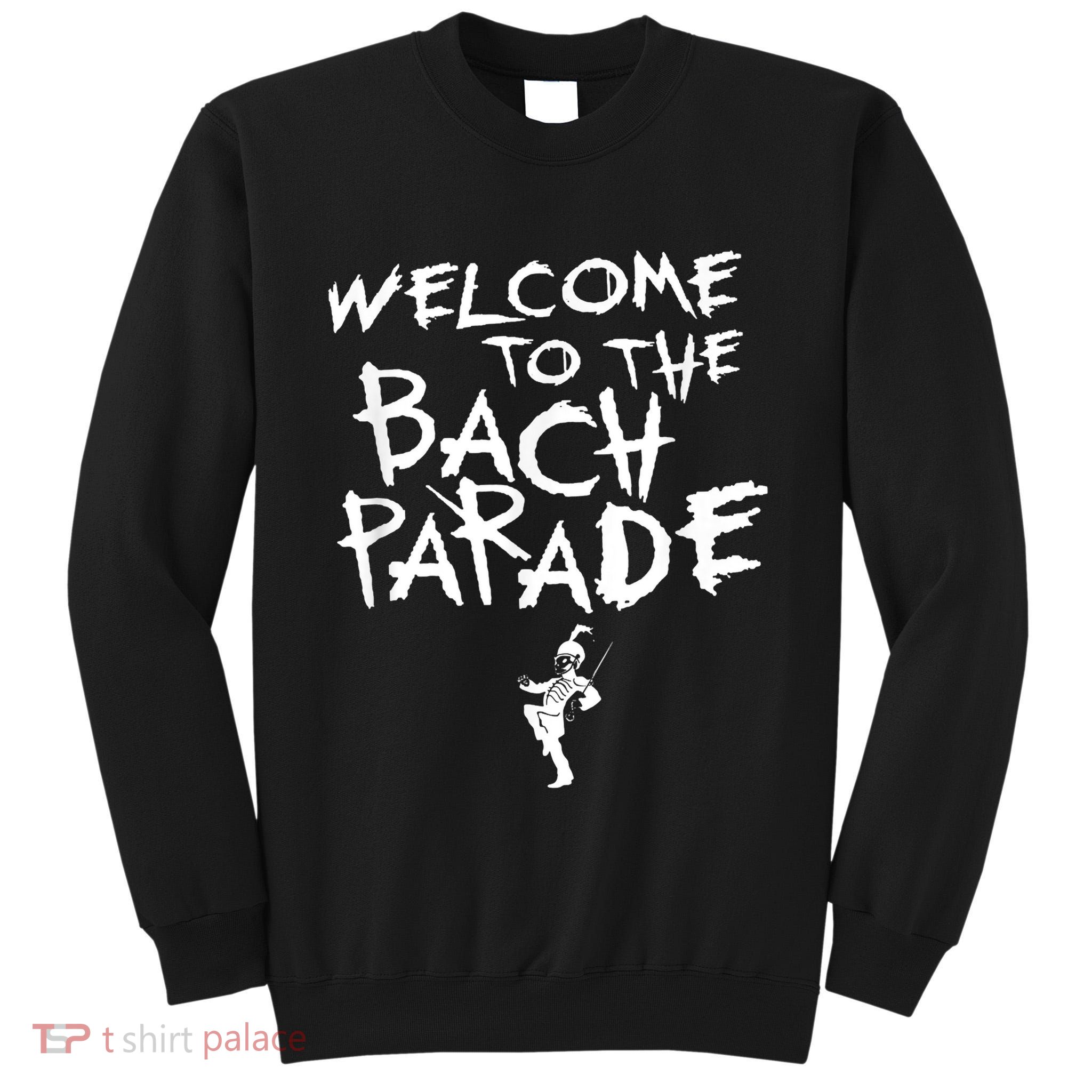 Welcome To The Bach Parade Bride Squad Gothic Bachelorette Tall Sweatshirt