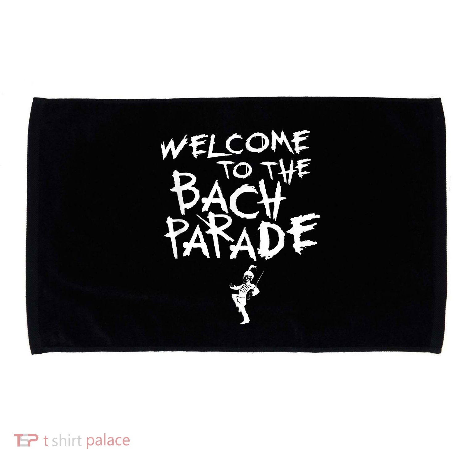Welcome To The Bach Parade Bride Squad Gothic Bachelorette Microfiber Hand Towel