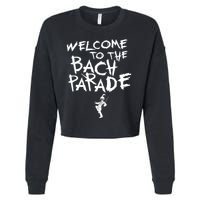 Welcome To The Bach Parade Bride Squad Gothic Bachelorette Cropped Pullover Crew