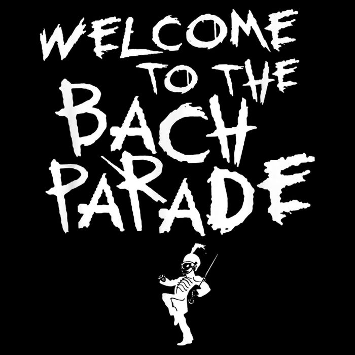 Welcome To The Bach Parade Bride Squad Gothic Bachelorette Cropped Pullover Crew