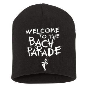 Welcome To The Bach Parade Bride Squad Gothic Bachelorette Short Acrylic Beanie