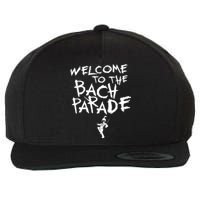 Welcome To The Bach Parade Bride Squad Gothic Bachelorette Wool Snapback Cap