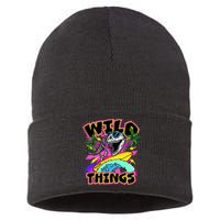 Wild Things T Rex Surfing Sustainable Knit Beanie