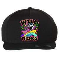 Wild Things T Rex Surfing Wool Snapback Cap