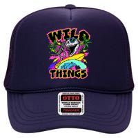 Wild Things T Rex Surfing High Crown Mesh Back Trucker Hat