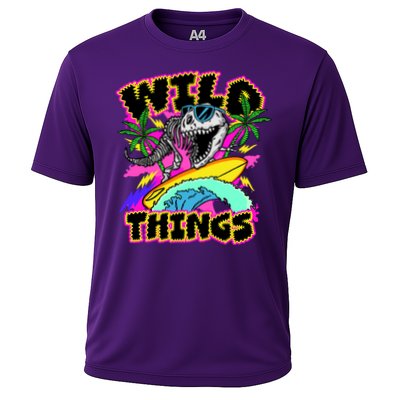 Wild Things T Rex Surfing Performance Shirt