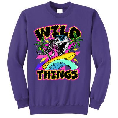 Wild Things T Rex Surfing Sweatshirt