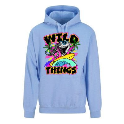 Wild Things T Rex Surfing Unisex Surf Hoodie