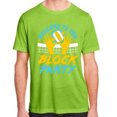 Welcome To The Block Party Volleyball Adult ChromaSoft Performance T-Shirt