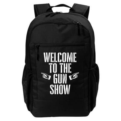 Welcome To The Gun Show Funny Bodybuilder Weightlifting Backpack