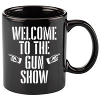 Welcome To The Gun Show Funny Bodybuilder Weightlifting 11oz C Handle Ceramic Mug