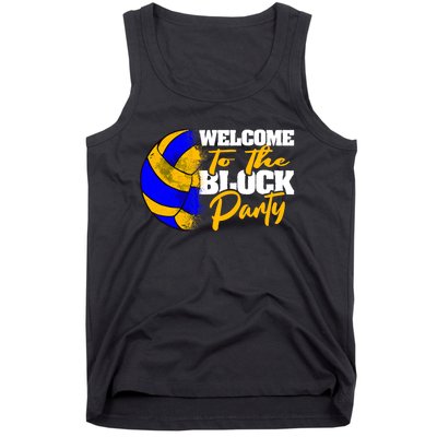 Welcome to the Block Party Volleyball Tank Top