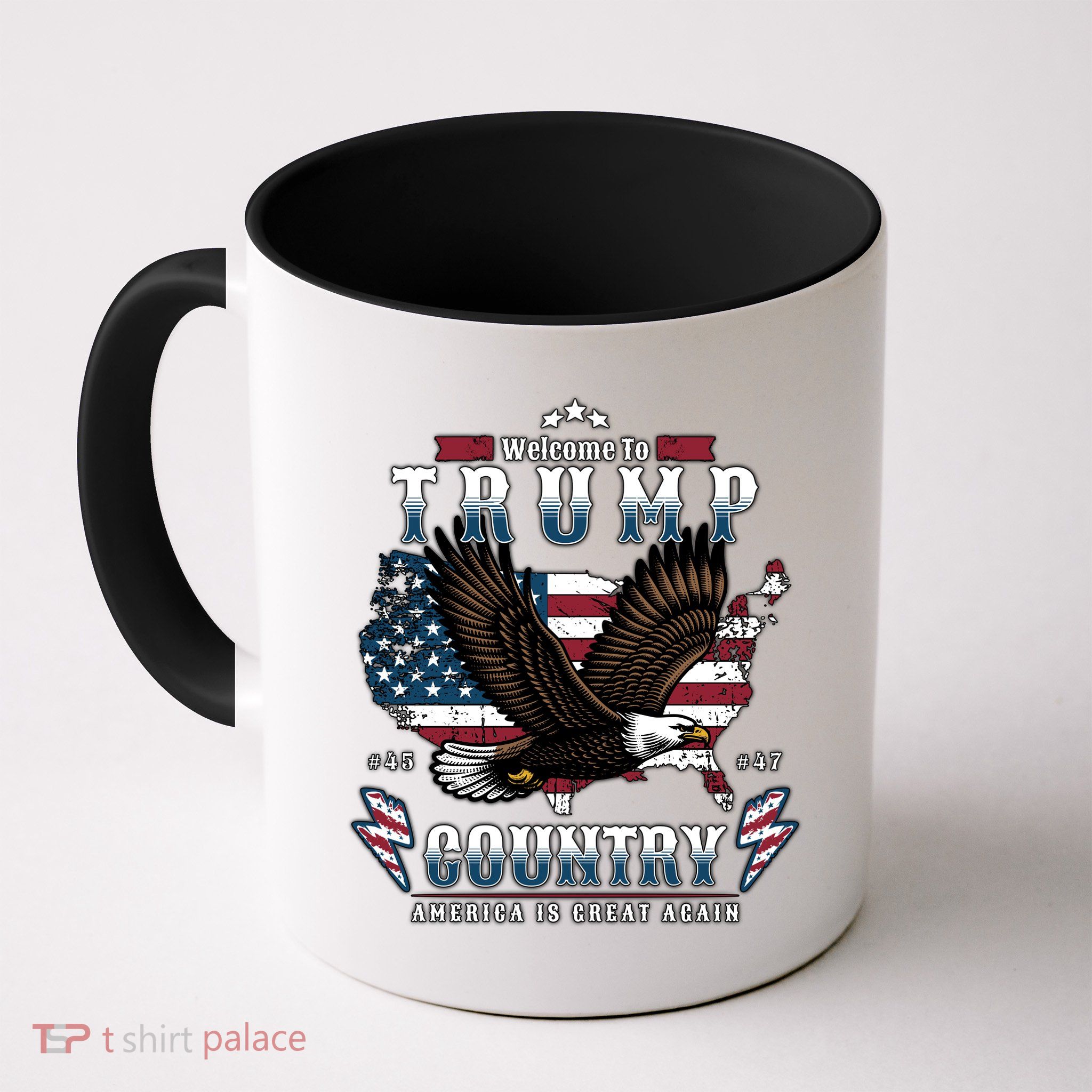 Welcome To Trump Country Usa Bald Eagle Mug