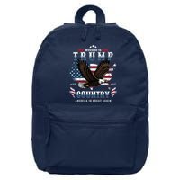 Welcome To Trump Country Usa Bald Eagle 16 in Basic Backpack