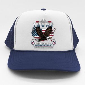 Welcome To Trump Country Usa Bald Eagle Trucker Hat