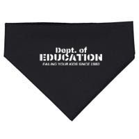 Who Touched The Thermostat Dept Of Education Failing Our Since 1980 USA-Made Doggie Bandana