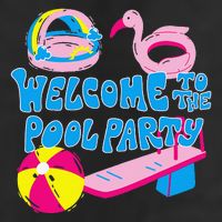 Welcome To The Pool Party Birthday Summer Family Swimming Adult Drive Performance Visor