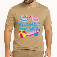 Welcome To The Pool Party Birthday Summer Family Swimming Cooling Performance Crew T-Shirt
