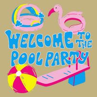 Welcome To The Pool Party Birthday Summer Family Swimming Cooling Performance Crew T-Shirt