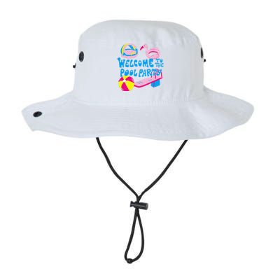 Welcome To The Pool Party Birthday Summer Family Swimming Legacy Cool Fit Booney Bucket Hat