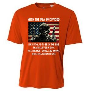 With The USA So Divided Im Just Glad To Be On The Side That Cooling Performance Crew T-Shirt