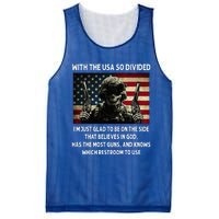 With The USA So Divided Im Just Glad To Be On The Side That Mesh Reversible Basketball Jersey Tank