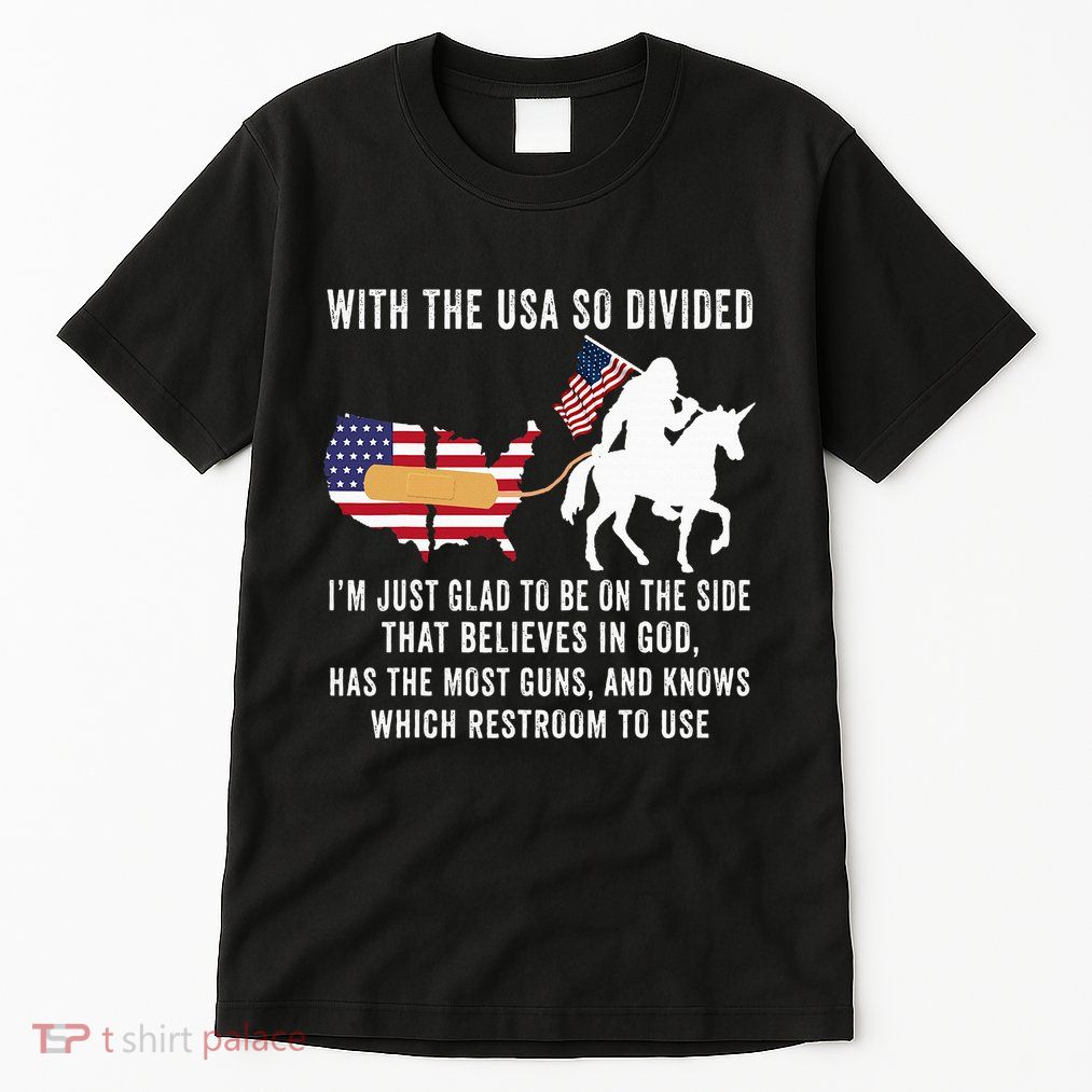 With The Usa So Divided IM Just Glad To Be On The Side Tall T-Shirt