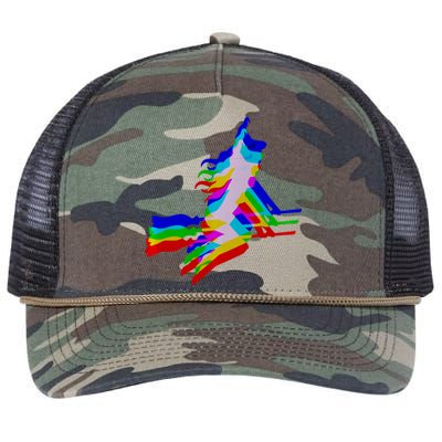 Witch Trippy Vaporwave Halloween Techno Rave Edm Music Retro Rope Trucker Hat Cap