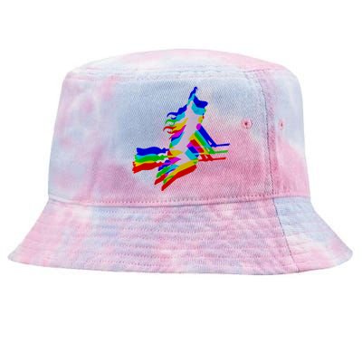 Witch Trippy Vaporwave Halloween Techno Rave Edm Music Tie-Dyed Bucket Hat