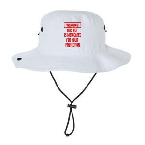 Warning This Vet Is Medicated American Veteran Legacy Cool Fit Booney Bucket Hat