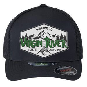 Welcome To Virgin River Home Of Jack's Bar Flexfit Unipanel Trucker Cap