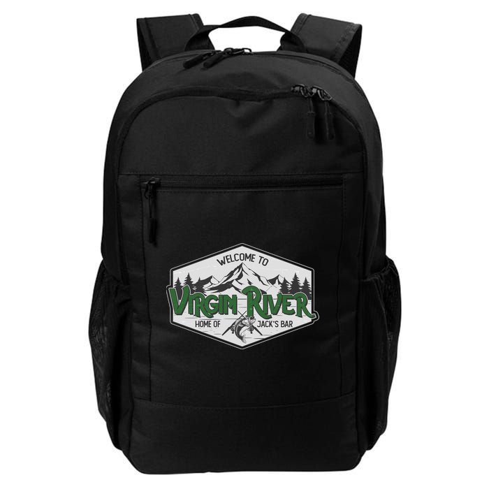 Welcome To Virgin River Home Of Jack's Bar Backpack