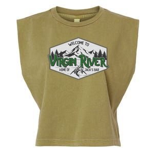 Welcome To Virgin River Home Of Jack's Bar Garment-Dyed Women's Muscle Tee