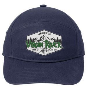 Welcome To Virgin River Home Of Jack's Bar 7-Panel Snapback Hat