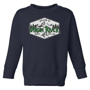 Welcome To Virgin River Home Of Jack's Bar Toddler Sweatshirt