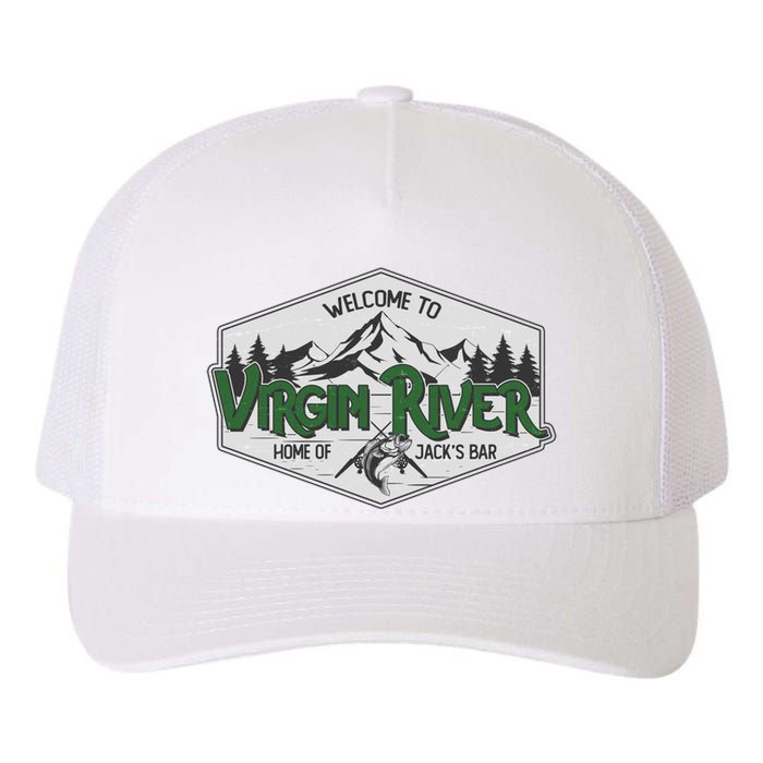 Welcome To Virgin River Home Of Jack's Bar Yupoong Adult 5-Panel Trucker Hat